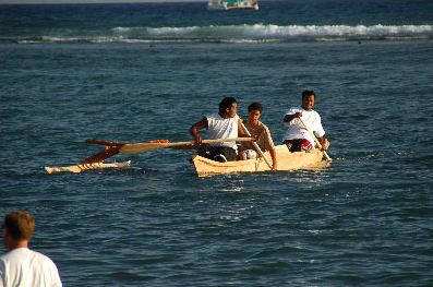 Marshall Islands Outrigger Canoe, 2007 International Festival of Canoes in Lahaina