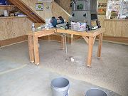 Epoxy Coating Barn Floor, June 5, 2010