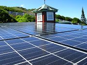 Ten 210W Solar Panels on Barn Dormer Roof, September 15, 2010