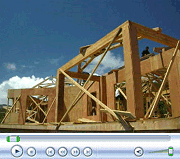 Video of Framing Status on View Side of House, August 2008