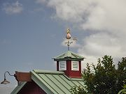 Brass and Copper Wind Vane On Cupola, June 2, 2010