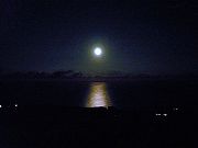 Moonrise Over Ocean from Propertry